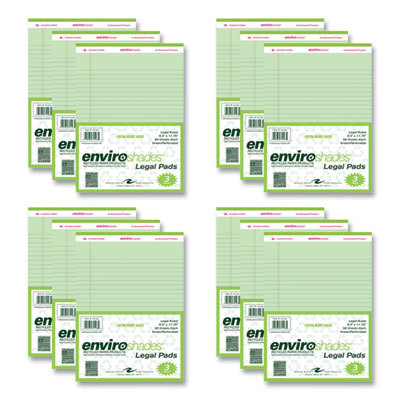 PAD,ENVIRO,8.5X11,72,GN